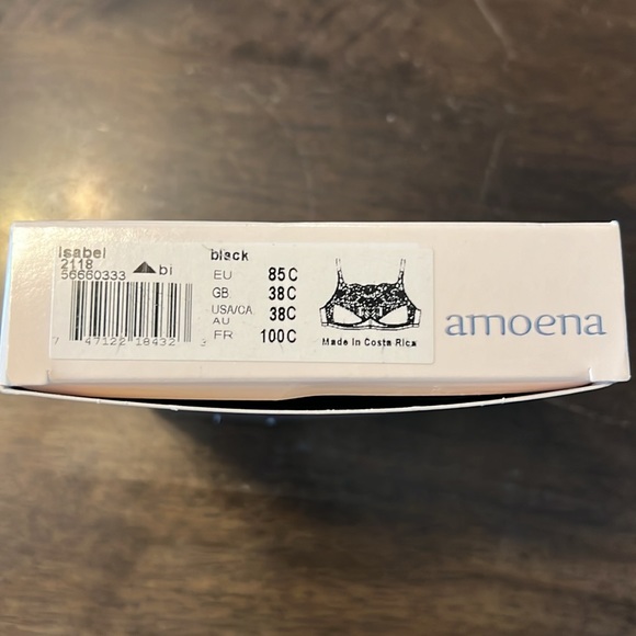 Amoeba Black Isabel 38C Mastectomy Bra - Picture 3 of 3